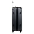 Jetstream 28inch Hardside Rolling Spinner Checked Luggage, Charcoal