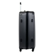 Jetstream 28-inch Hardside Rolling Spinner Checked Luggage, Charcoal