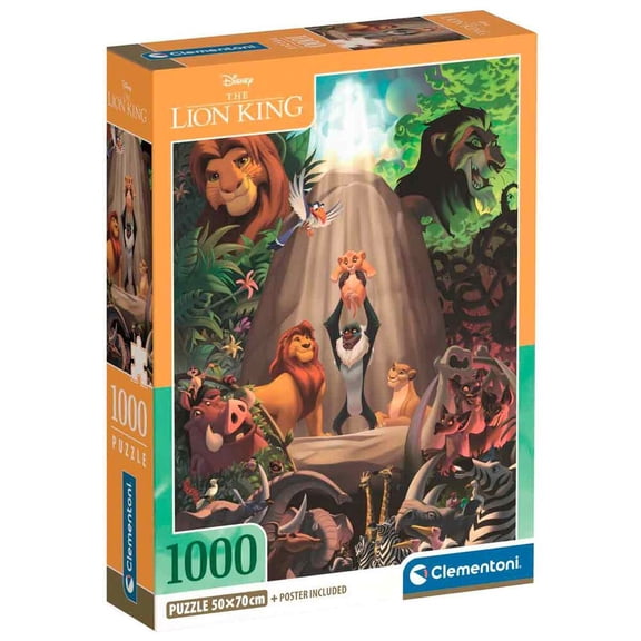 Clementoni 39902 The Lion King 1000 Piece Puzzle