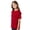 Deep-Red, variant on Crown Craze® Youth Ecosmart Short Sleeve T-Shirt, 50/50 Cotton/Polyester Classic Fit Crew Neck Tee (Deep-Red, L)