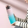 thumbnail image 5 of Large Capacity Outdoor Sports Cup Under $5! Ke1Clo Gradient Color Locking Water Bottle with Filter, , 9.6x2.3 Inch, 5 of 6