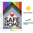 thumbnail image 2 of Gay Pride Garden Flag 28x40 Inch Rainbow LGBT Yard Flags Double Sided Vertical Burlap Flag for Lesbian LGBTQ Outdoor Decorations, 2 of 6