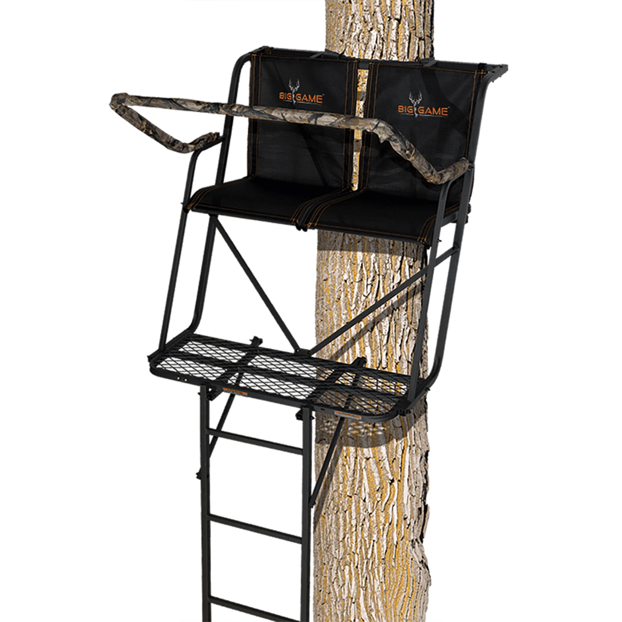 Ladder Tree Stand 2 Man 15' Archery Hunting Camping Shooting Safety Harness New 