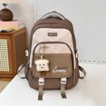 thumbnail image 3 of Kcolen Cute Back To School Backpack for First Day of School Durable Y2K Lightweight Water School Bag With Pendant Accessories, 3 of 4