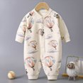 thumbnail image 2 of UAYOTSE Baby Bodysuit Long Sleeve Romper 3 6 9 12 18 24 Months Newborn Fall Winter Pajamas Preemie Infant Boys Girls Sleepers Loungewear,Sizes 12-18 Months, 2 of 5