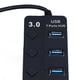 thumbnail image 5 of Concentradores de redes de computadoras concentrador USB con interruptor independiente 7 puertos livianos compatibles con múltiples dispositivos para dispositivos ANGGREK Otros, 5 of 7