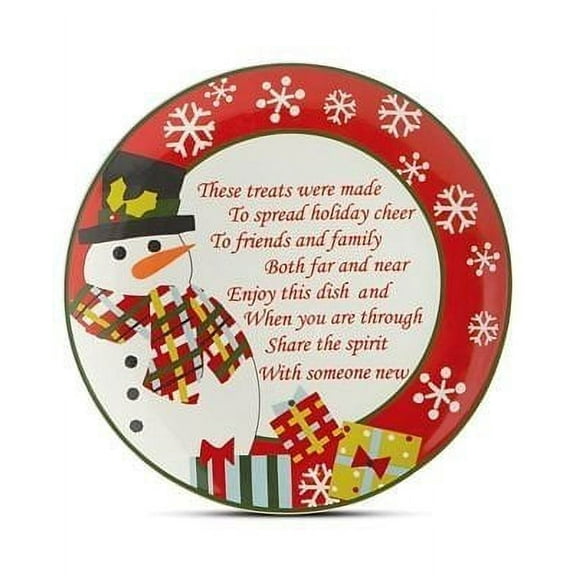 Christmas Cut-Outs Christmas Treats Sharing Plate by Oneida
