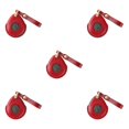 thumbnail image 1 of VONKY Clé Couverture PU Cuir Mignon Ajustement pour Petit Ami Moto Rouge 5Set, 1 of 6