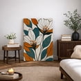 thumbnail image 4 of Canvas Print Abstract Floral Wall Art Boho Botanical Decorative for Living Room Bedroom - 12"x18", 4 of 8