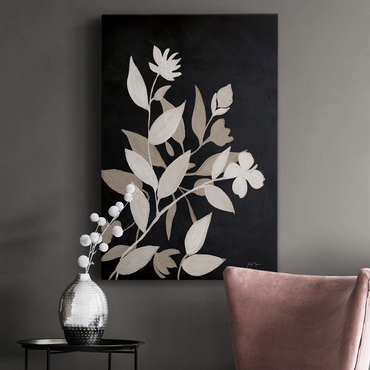 Midnight Silhouette I Premium Gallery Wrapped Canvas - Ready to Hang