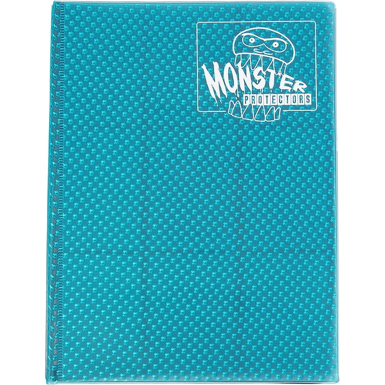 monster binder 9 pocket trading card album Monster Mega XL 9 Pocket Trading Card Binder- Twice as Thick As Original  Monster Album w 40 pages- Easily Holds Over 700 Cards - Matte Black-  Compatible with YuGiOh, Pokémon, MTG Magic The Gathering : Arts, Crafts &  Sewing main image 0