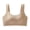 Beige, variant on Women Seamless Full Bust Support Bra, Side Coverage No- Comfort Bralette, Adjustable Back Hook Underwire Bra for Everyday Wear Beige M