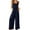 Navy, variant on Chbgutlmr Lounge Sets for Women 2 Piece Square Neck Crop Tank Tops Wide Leg Pants Lightweight Summer Outfits
