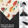 thumbnail image 3 of Orange Mushroom Fox Light Pattern Kitchen Rugs Sets Of 3,Kitchen Runner Rugs Non Skid Washable,Decorative Kitchen Floor Mats for Kitchen,Sink,Laundry,17"x30"+ 17"x47" + 17"x59", 3 of 6