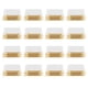 thumbnail image 1 of WORGEOUS Caja de empaquetado transparente plástica desechable cuadrada de la torta del postre de la comida de 100Pcs, 1 of 8