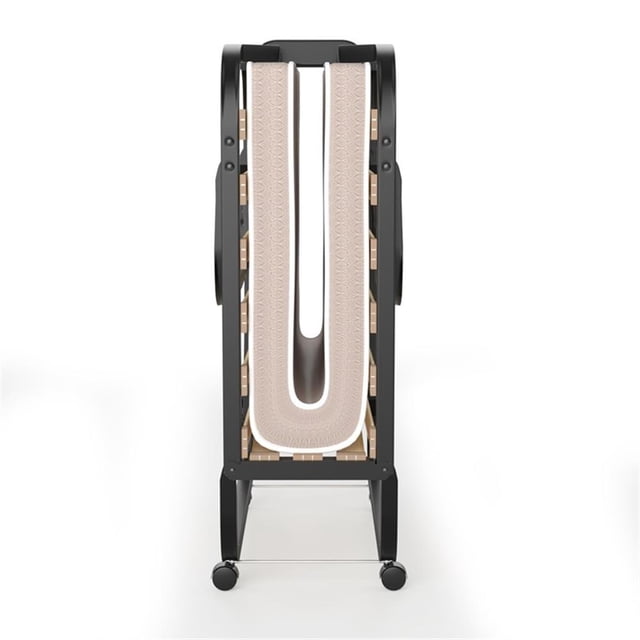 Pemberly Row Lit Pliant Lit d'Appoint Escamotable avec Mousse Mémoire Noir