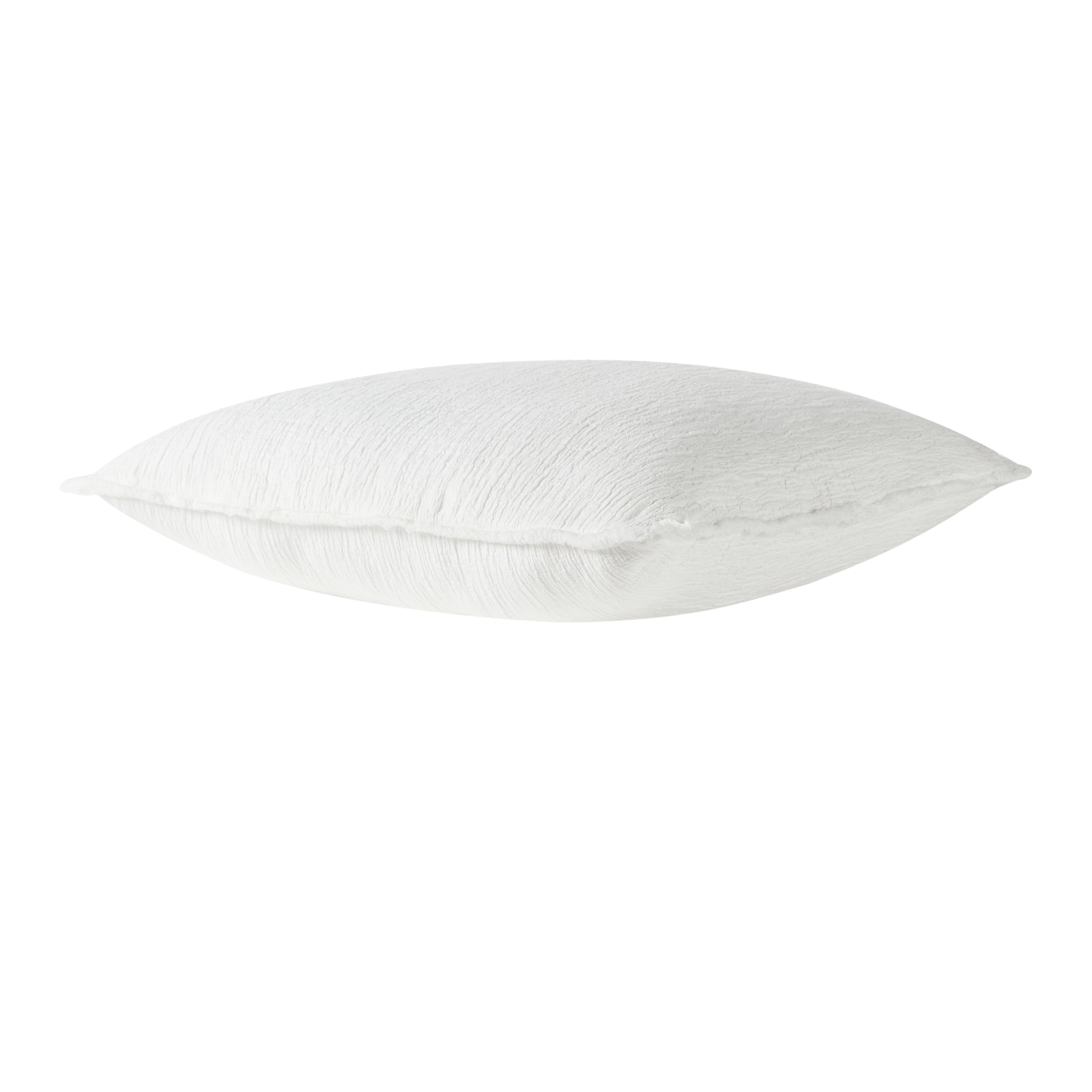 Better Homes & Gardens 22" x 22" Ivory Oversized Cotton Gauze Fringe Pillow