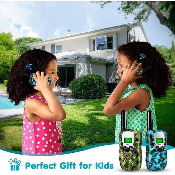 Talkie-walkie pour enfants jouets avec lampe de poche talkie-walkie longue  portée pour camping en plein air randonnée
