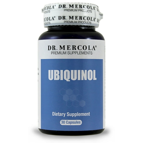 Dr. Mercola Ubiquinol 150 mg, 30 Servings (30 Capsules), Dietary Supplement, Supports Energy Production, Non-GMO