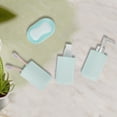 thumbnail image 3 of Unique Bargains Durable Round Bathroom Accessories Kit 4Pcs Blue, 3 of 4