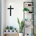 thumbnail image 4 of Cross Wall Decor Spiritual Sculpture Wooden Holy Jesus Catholic Crucifix Cross Wall Home Religious Hanging, 4 of 7