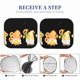 thumbnail image 5 of Balery Hello Spring Sunflower Gnomes Parasol para parabrisas de coche de 2 piezas | Parasol plegable para parabrisas delantero de coche para la mayoría de sedanes-Large, 5 of 5