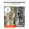 thumbnail image 5 of VEVOR Dog Door for Sliding Glass Door, 91 to 96 in Adjustable Height, Aluminum Alloy Frame with Metal Rotating Hinges, Lock Design, 10 1/4 x 16 1/4 in Flap, Sliding Glass Pet Door for Renters, 5 of 10