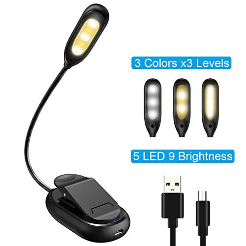 mini book light clip