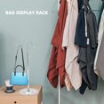 thumbnail image 5 of FONDOTIN Adjustable Stainless Steel Metal Bag Display Stand Organizer for Retail Store and Home Storage Use, 5 of 7