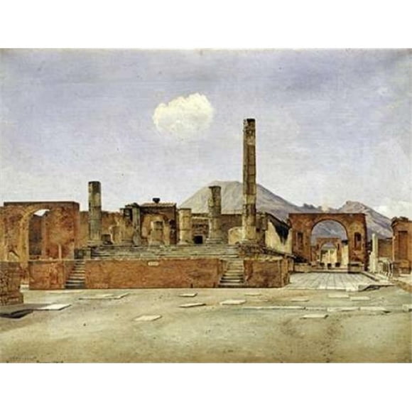 Bentley Global Arts PDX268054SMALL Pompeii Poster Print by Josef Theodor Hansen, 11 x 14 - Small