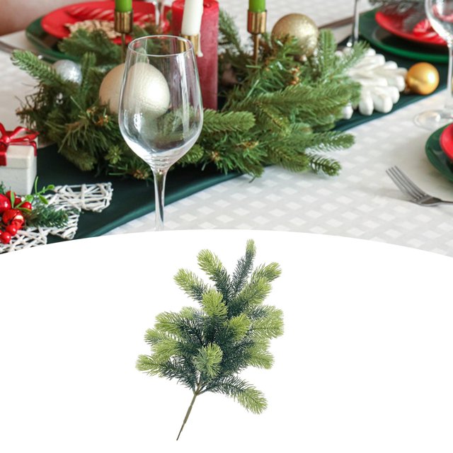 de plantas artificiales , decoraciones navideñas prácticas, centros de mesa, tallos navideños, decoración navideña para jardín Altura 48cm