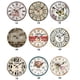 thumbnail image 2 of Reloj de madera vintage retro 30cm Reloj de pared de madera hecho a mano vintage decorativo kaili Sencillez, 2 of 2