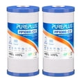 thumbnail image 1 of Cartucho de filtro de agua PUREPLUS 5 Micron 10x4.5 para GE, paquete de 2, 1 of 9