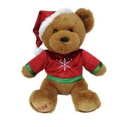 Holiday Time Brown Boy Bear Plush Toy