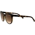 thumbnail image 3 of A|X Armani Exchange Women's AX4086S Round Sunglasses, Brown Havana/Black/Brown Gradient, 53 mm, 3 of 5