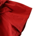 thumbnail image 3 of Summer Infant Girls Jumpsuits Solid Ruffles Short Sleeve Single Breasted Rompers With Belt Red 1-2 Years, 3 of 7