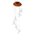 thumbnail image 2 of Lámpara solar LED colorida, resistente al agua IP45, con carillones de viento solares para jardín y patio, transparente, 2 of 14