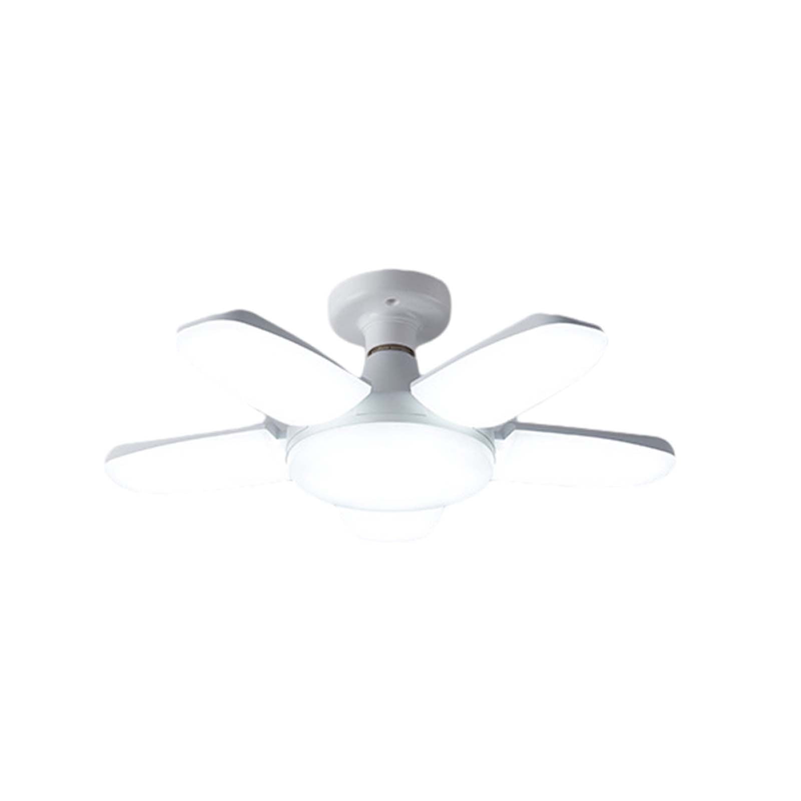 SPOORYYO LED Garage Lights 80W - Deformable Ceiling Lights with Adjustable Panels for Garages, Basements, and Barns
