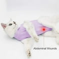 thumbnail image 2 of Cat Recovery Suit for Male and Female Surgical Post Surgery Soft Cone Onesie Shirt Clothes Neuter Licking Protective Diapers Outfit Cover Kitten Spay Collar, 2 of 7