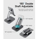 thumbnail image 3 of Foldable 360 Rotating Pad/Phone Holder, Portable Phone Metal Holder Stand for Desktop, Adjustable Rotating Tablet Stand for All Phone and Pad (Grey), 3 of 4