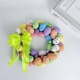 thumbnail image 3 of Biezeib Easter Egg Wreath for Front Door Artificial Wreath Easter Decor for Indoor Outdoor Porch, 3 of 6