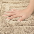 thumbnail image 3 of Unique Bargains Soft Absorbent Rug Non-Slip Plush Bath Mat for Bathroom Floor Khaki 20"x32", 3 of 7