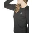 thumbnail image 5 of Realtree Black Women Long Sleeve Performance Hunting Camouflage Tee Shirt, 5 of 5