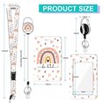 thumbnail image 2 of porte-cartes Avec Cordon Rtractable (arc-en-ciel Lopard), Porte-badge Et Porte-carte D'identit Avec Cordon Rtractable Pour Bureau, Cl, Tlphone Por, 2 of 5