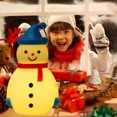 thumbnail image 4 of Luz De Noche Cálida Atmósfera navideña Luz con pilas Regalos de muñeco de nieve de dibujos animados para niños y niñas, 4 of 6