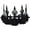 Headband-A, variant on Gothic Black Crown Floral Headband for Women and Girls