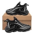 thumbnail image 1 of Zapatillas deportivas con estampado de notas de piano en blanco y negro para mujer, moda de enfermera, zapatos de tenis para otoño e invierno, para trabajo al aire libre, transpirables y suaves., 1 of 6