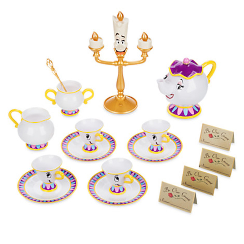 beauty and the beast tea set walmart