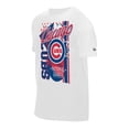 thumbnail image 2 of Men's New Era White Chicago Cubs Big Graphic Domestic T-Shirt, 2 of 5
