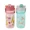 Pink, variant on Zak Designs 2pk 18oz Construction/Space DinoHarmony Straw Water Bottle Set Yellow/Gray